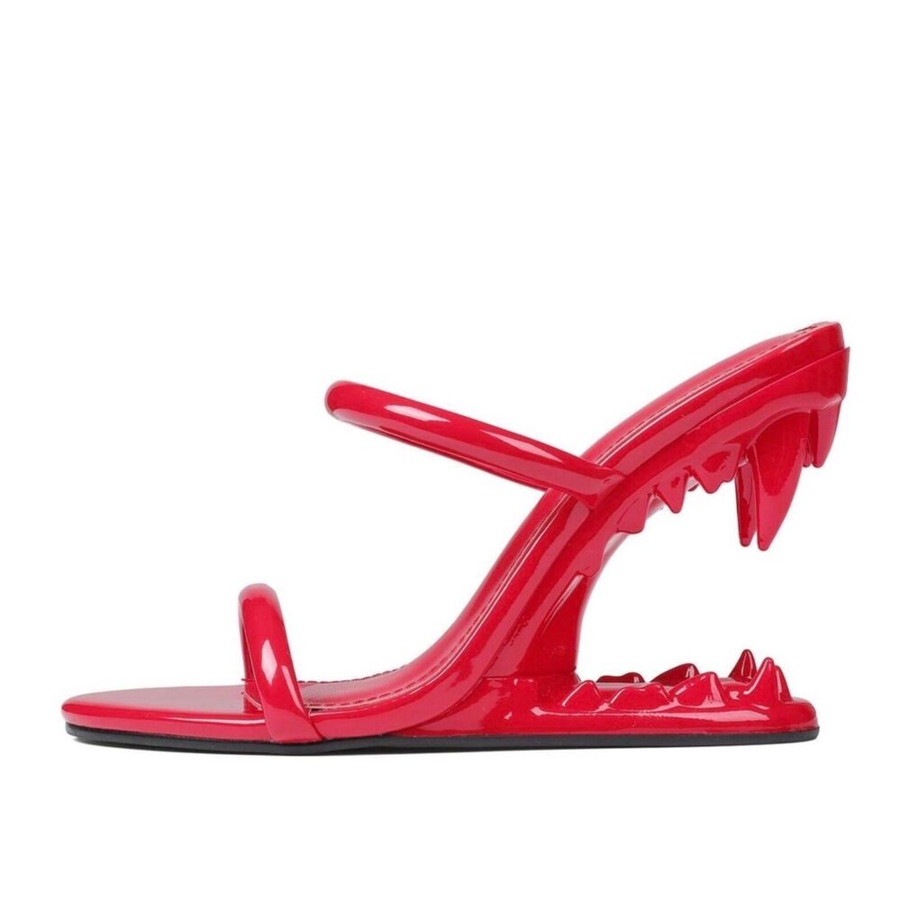 Red Teeth Heels Size 7.5